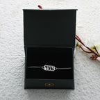 trueBrowns 925 Sterling Silver Precious Cool Bhai Bracelet Rakhi - Distacart