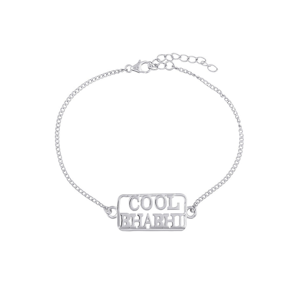 trueBrowns 925 Sterling Silver Precious Cool Bhabhi Bracelet Rakhi - Distacart