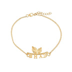 trueBrowns 925 Sterling Silver Gold-Polished Gold Micron Plated Bhai Bracelet Rakhi - Distacart