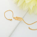 trueBrowns 925 Sterling Silver Gold-Polished Gold Micron Plated Cool Bhai Bracelet Rakhi - Distacart