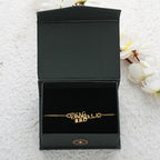trueBrowns 925 Sterling Silver Gold-Polished Gold Micron Plated Swag Bracelet Rakhi - Distacart