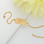 trueBrowns 925 Sterling Silver Gold-Polished Gold Micron Plated Cool Bhabhi Rakhi - Distacart