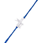 trueBrowns X Voylla 925 Sterling Silver Precious Cool Bhai Thread Rakhi - Distacart