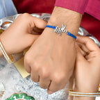 trueBrowns X Voylla 925 Sterling Silver Precious Cool Bhai Thread Rakhi - Distacart