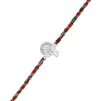 trueBrowns 925 Sterling Silver Auspicious Ganpati Thread Style Rakhi - Distacart