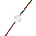 trueBrowns 925 Sterling Silver Precious Om Thread Rakhi - Distacart