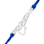 trueBrowns 925 Sterling Silver Precious Rockstar Thread Rakhi - Distacart