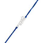 trueBrowns 925 Sterling Silver Precious Superstar Thread Rakhi - Distacart