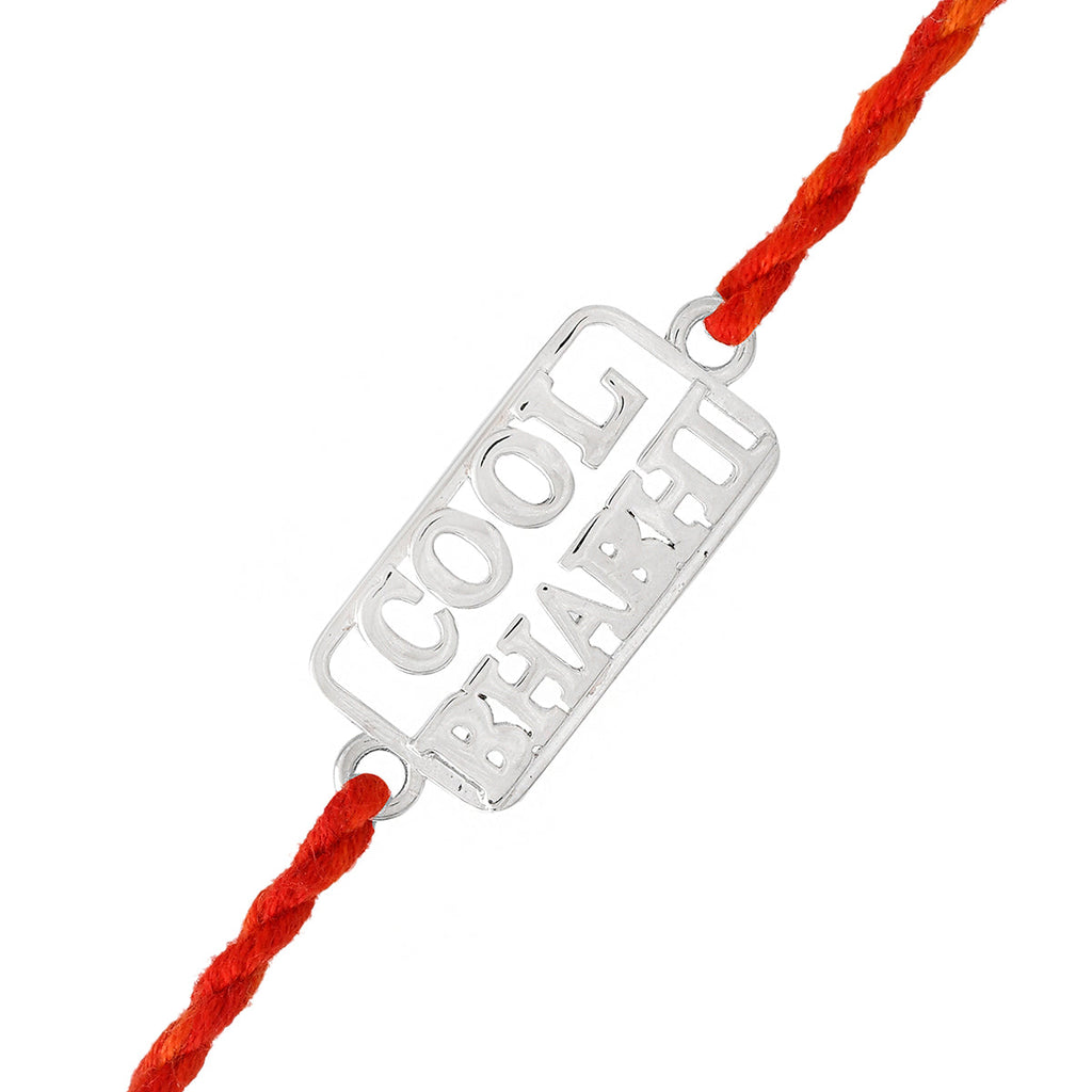 trueBrowns 925 Sterling Silver Precious Cool Bhabhi Thread Rakhi - Distacart