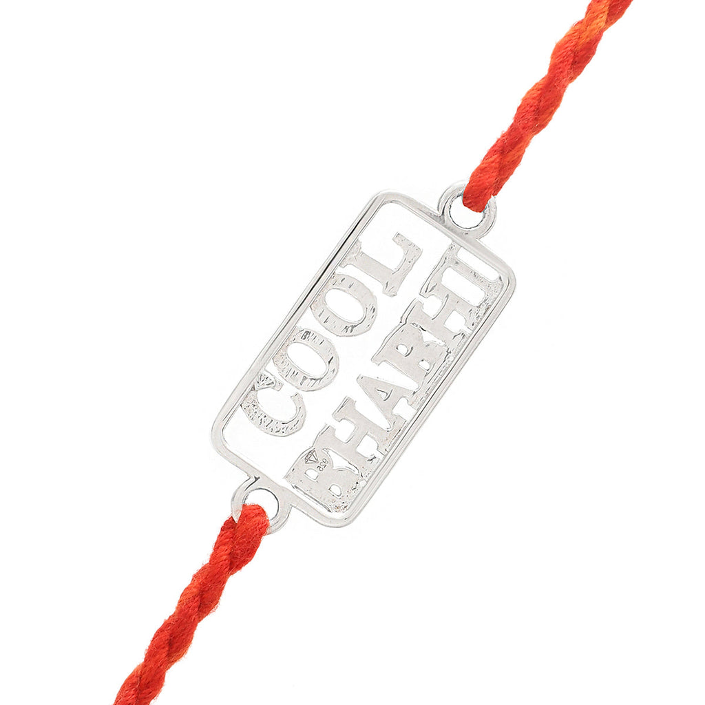 trueBrowns 925 Sterling Silver Precious Cool Bhabhi Thread Rakhi - Distacart