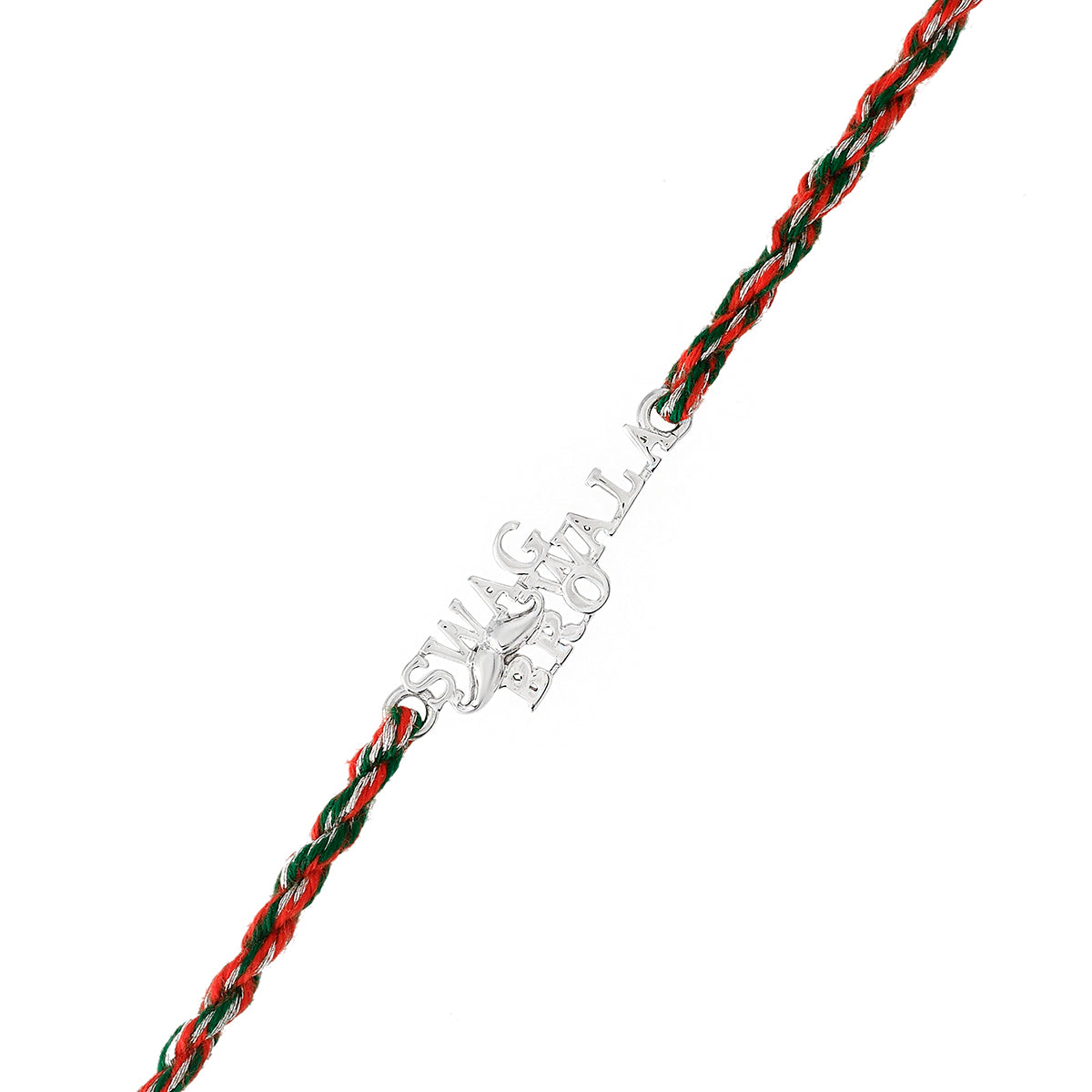 trueBrowns X Voylla 925 Sterling Silver Precious Swag Wala Bro Thread Rakhi - Distacart