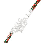 trueBrowns X Voylla 925 Sterling Silver Precious Swag Wala Bro Thread Rakhi - Distacart