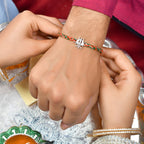 trueBrowns 925 Sterling Silver Precious Silver Thread Rakhi - Distacart