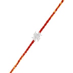 trueBrowns 925 Sterling Silver Precious Swastik Thread Rakhi - Distacart