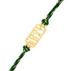trueBrowns 925 Sterling Silver Gold-Polished Gold Micron Plated Cool Bhai Thread Rakhi - Distacart