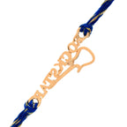 trueBrowns 925 Sterling Silver Rockstar Gold-Polished Gold Micron Plated Thread Rakhi - Distacart