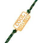 trueBrowns 925 Sterling Silver Cool Bhabhi Gold-Polished Gold Micron Plated Thread Rakhi - Distacart