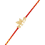 trueBrowns X Voylla 925 Sterling Silver Gold-Polished Gold Micron Plated Bhai Thread Rakhi - Distacart