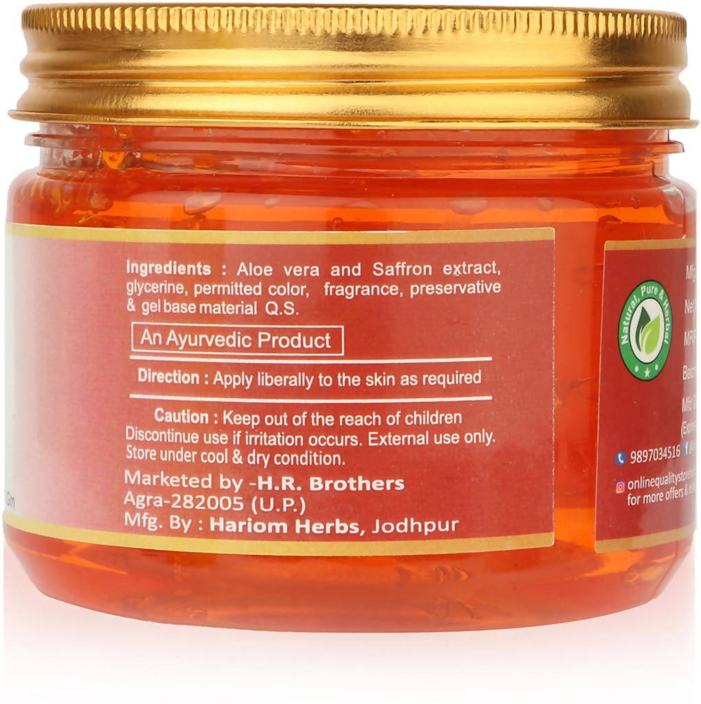 Online Quality Store Natural Saffron Gel