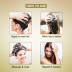 Botanic Hearth Defrizz & Repair Shampoo with Coconut Oil & Peptides
