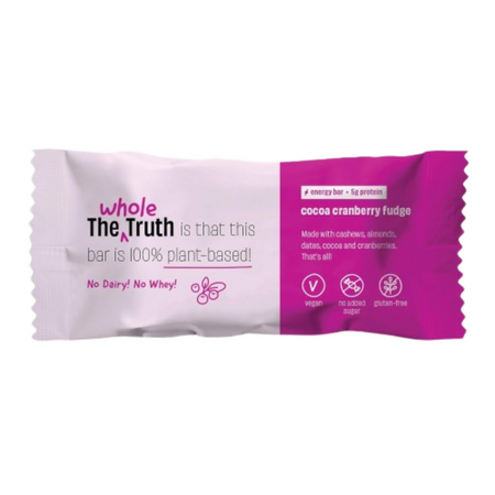 The Whole Truth Energy Bars - Cocoa Cranberry Fudge