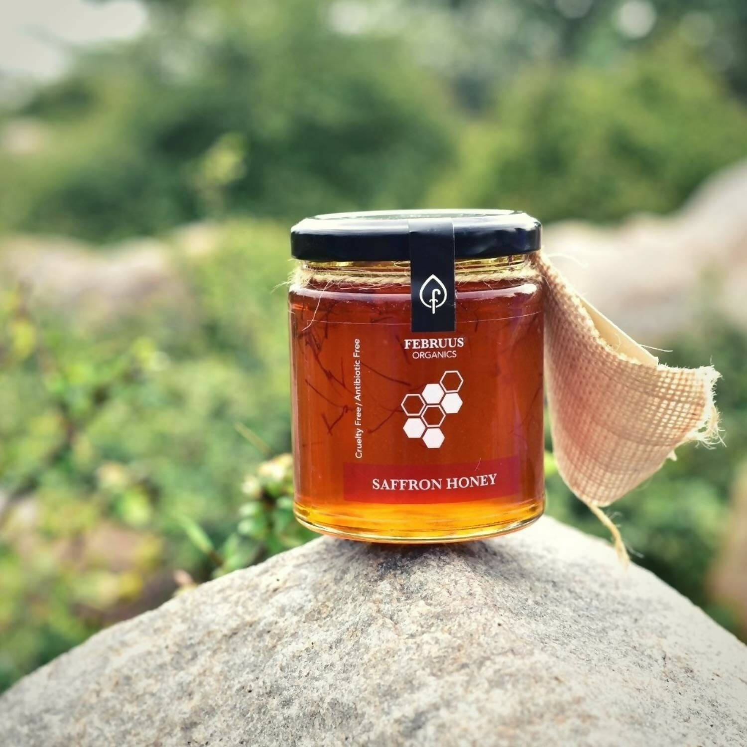 Februus Organics Pure Natural Saffron Honey