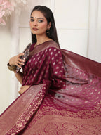 Shree Shyam Fashion Lichi Silk Green Saree - Distacart
