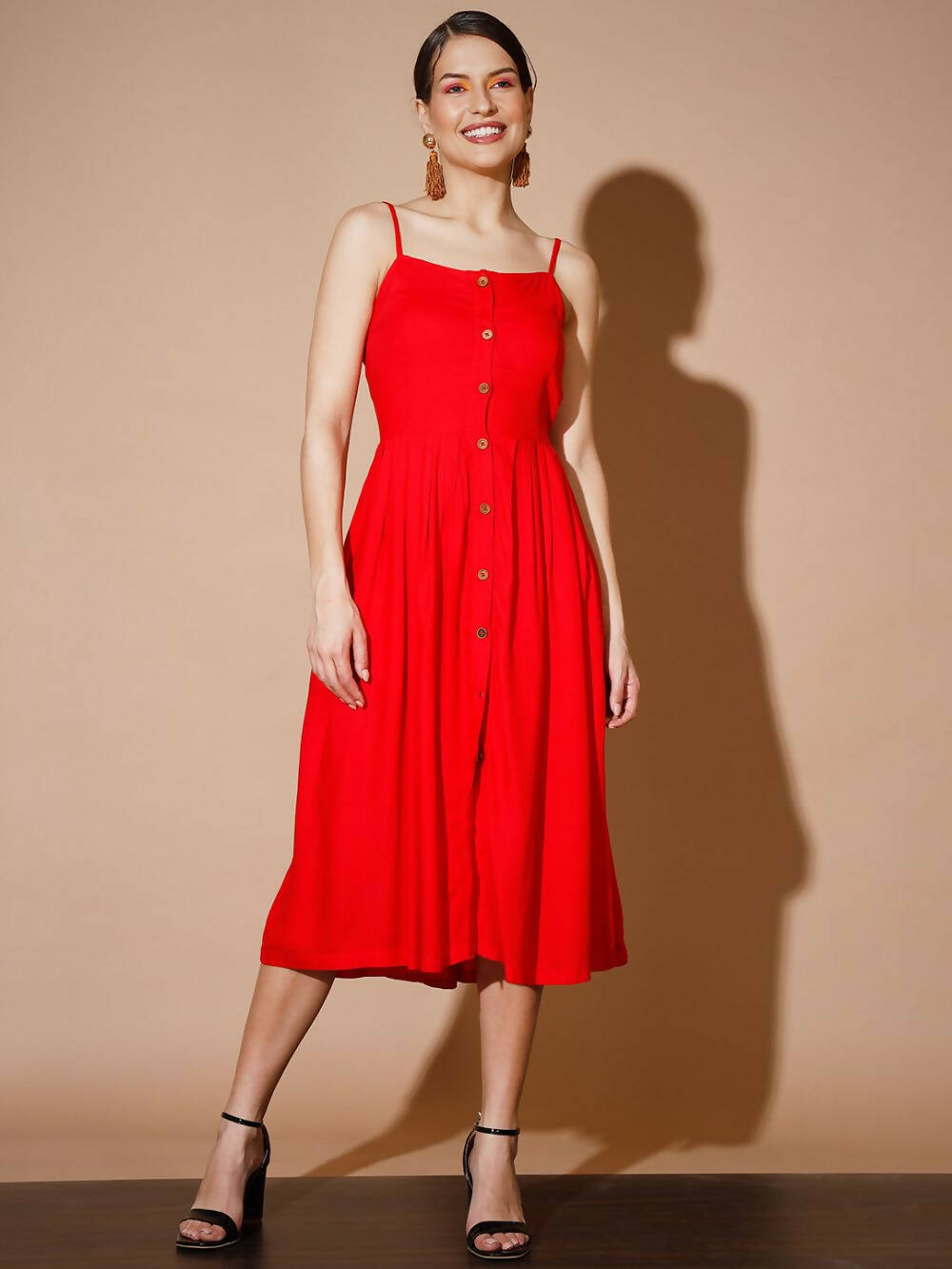 Myshka Women Multi Solid Dresses - Distacart