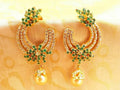 Green AD Fashion Earrings