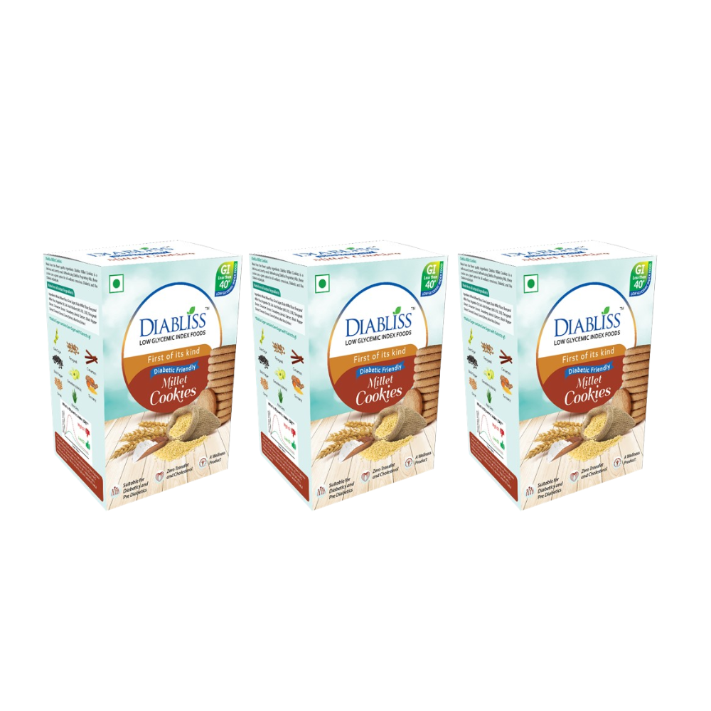 Diabliss Diabetic Friendly Millet Cookies - Distacart