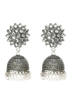 Mominos Fashion Joharkamal Kundan work Jhumka with White Beads - Distacart