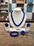 Inhanns Rangshine 4-In-1 Crystal Glam Set - Handmade - Royal Blue