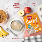 Slurrp Farm No Added Sugar Instant Wheat Apple & Banana Cereal - Distacart