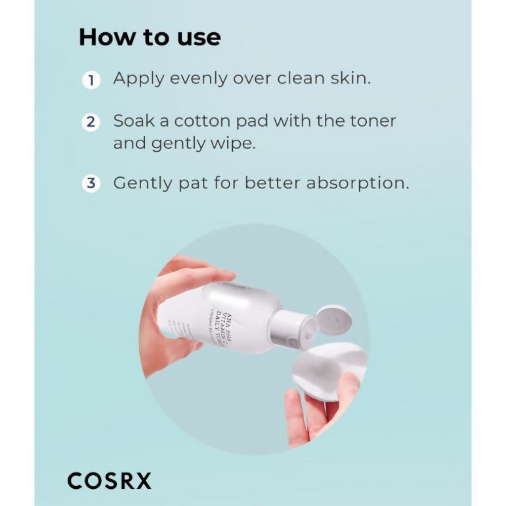 Cosrx Refresh AHA BHA Vitamin C Daily Toner