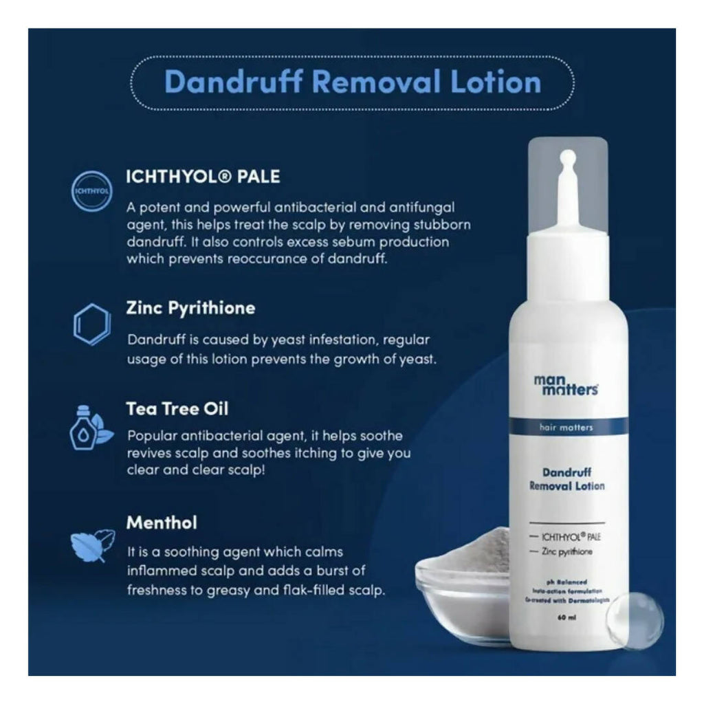 Man Matters Dandruff Removal Lotion - Distacart