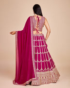 Lehenga Mart Designer Wedding Lehenga Choli For Women - Pink