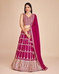 Lehenga Mart Designer Wedding Lehenga Choli For Women - Pink