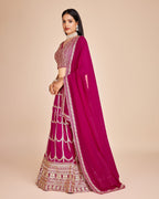 Lehenga Mart Designer Wedding Lehenga Choli For Women - Pink