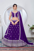 Lehenga Mart Designer Wedding Lehenga Choli For Women - Blue