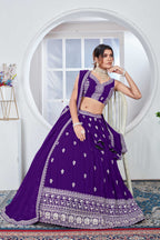 Lehenga Mart Designer Wedding Lehenga Choli For Women - Blue
