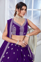 Lehenga Mart Designer Wedding Lehenga Choli For Women - Blue