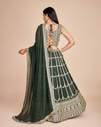 Lehenga Mart Designer Wedding Lehenga Choli For Women - Green