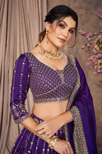 Lehenga Mart Designer Wedding Lehenga Choli For Women - Blue
