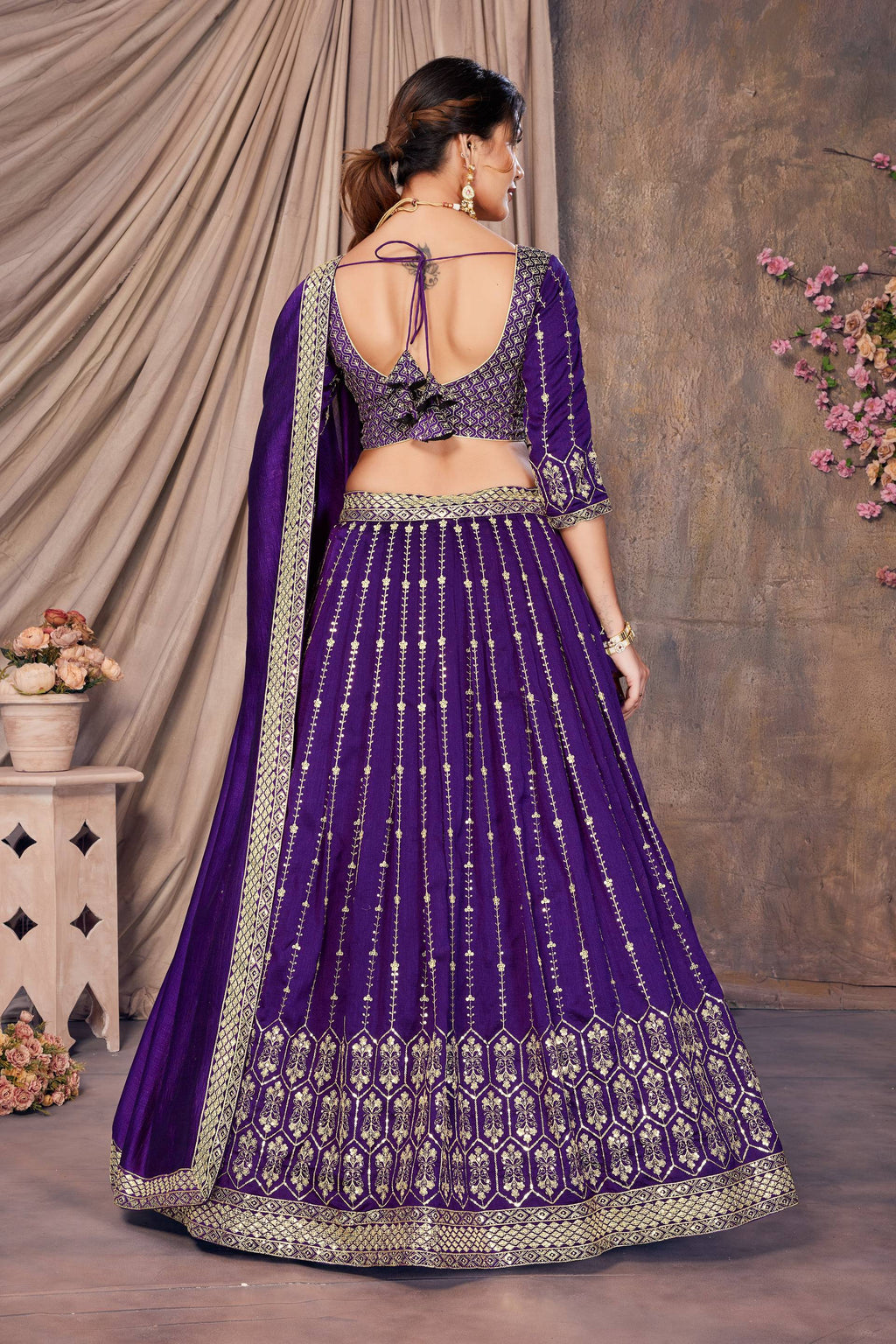 Lehenga Mart Designer Wedding Lehenga Choli For Women - Blue