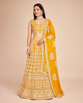 Lehenga Mart Designer Wedding Lehenga Choli For Women - Yellow