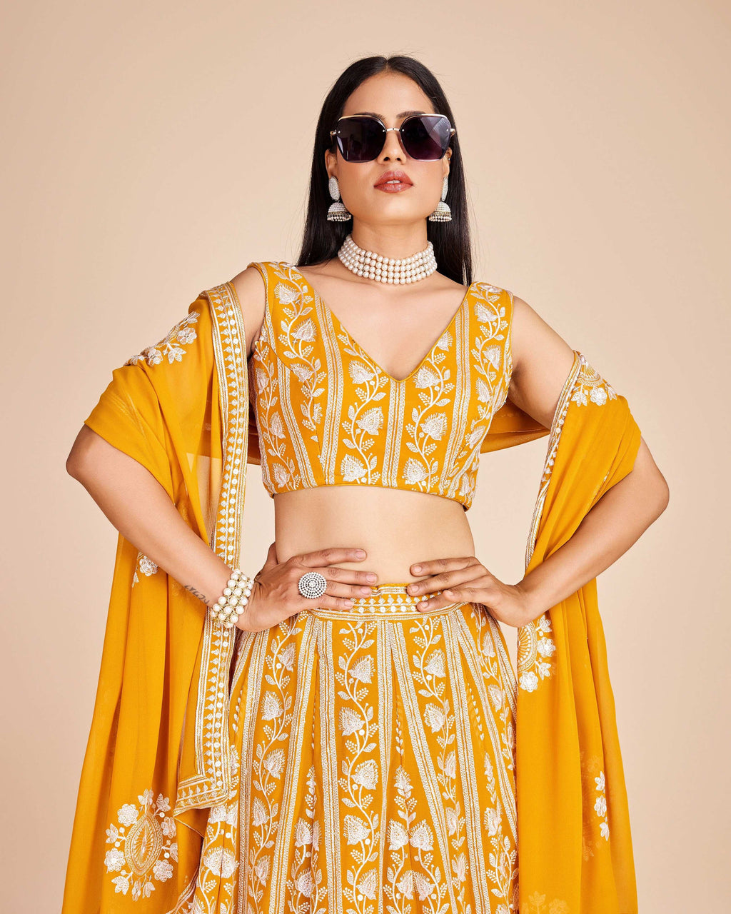Lehenga Mart Designer Wedding Lehenga Choli For Women - Yellow