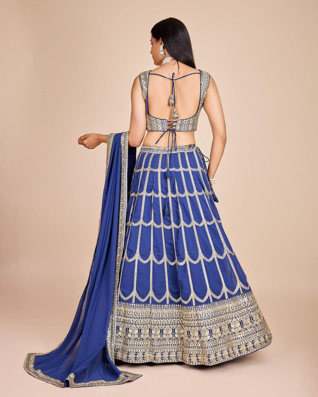 Lehenga Mart Designer Wedding Lehenga Choli For Women - Blue
