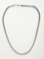 NVR Men's Silver-Plated Stainless Steel Chain