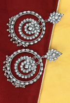 Mominos Fashion Johar Kamal Women's White Kundan Circles Earrings - Distacart