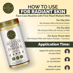 First Plant Multani Mitti Powder For Face Pack & Glowing Skin